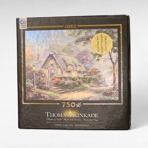 Thomas Kinkade Lovelight Cottage 750 Piece Metallic Puzzle